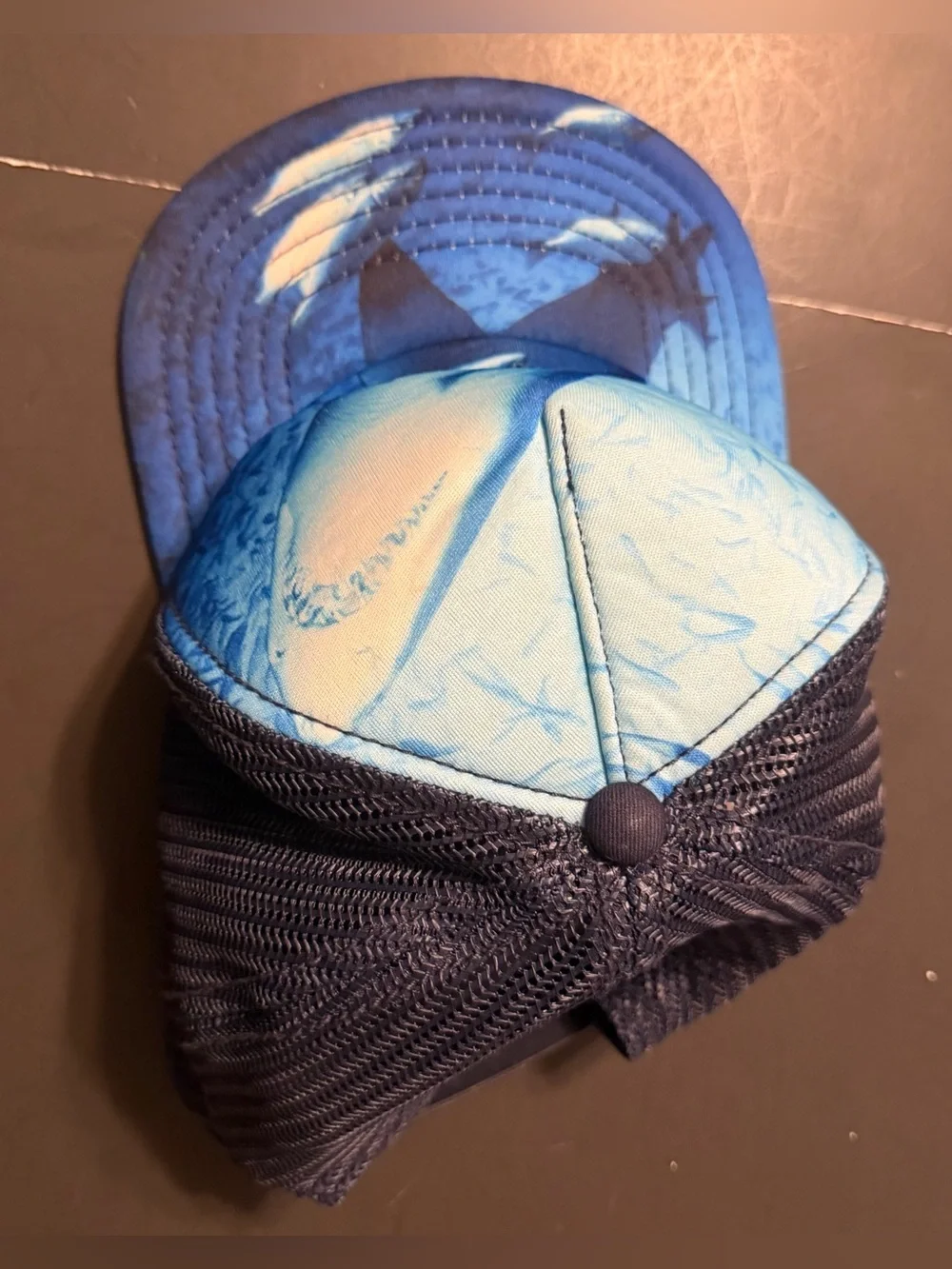 Old Navy Boys One Size Shark 🦈 Themed Cap With Mesh Back SnapBack